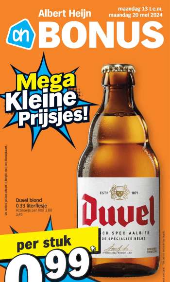 thumbnail - Catalogue Albert Heijn - Mega Kleine Prijsjes!