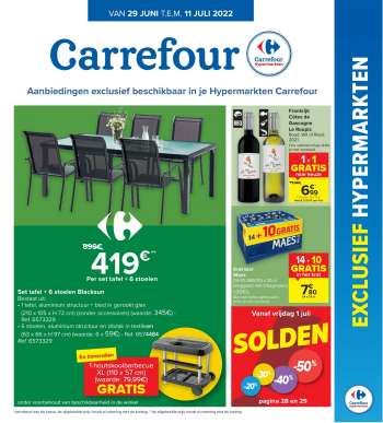 Catalogue Carrefour hypermarkt - 29.6.2022 - 11.7.2022.