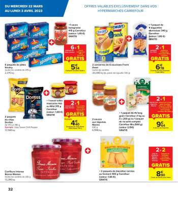 Catalogue Carrefour hypermarkt - 21/03/2023 - 03/04/2023.
