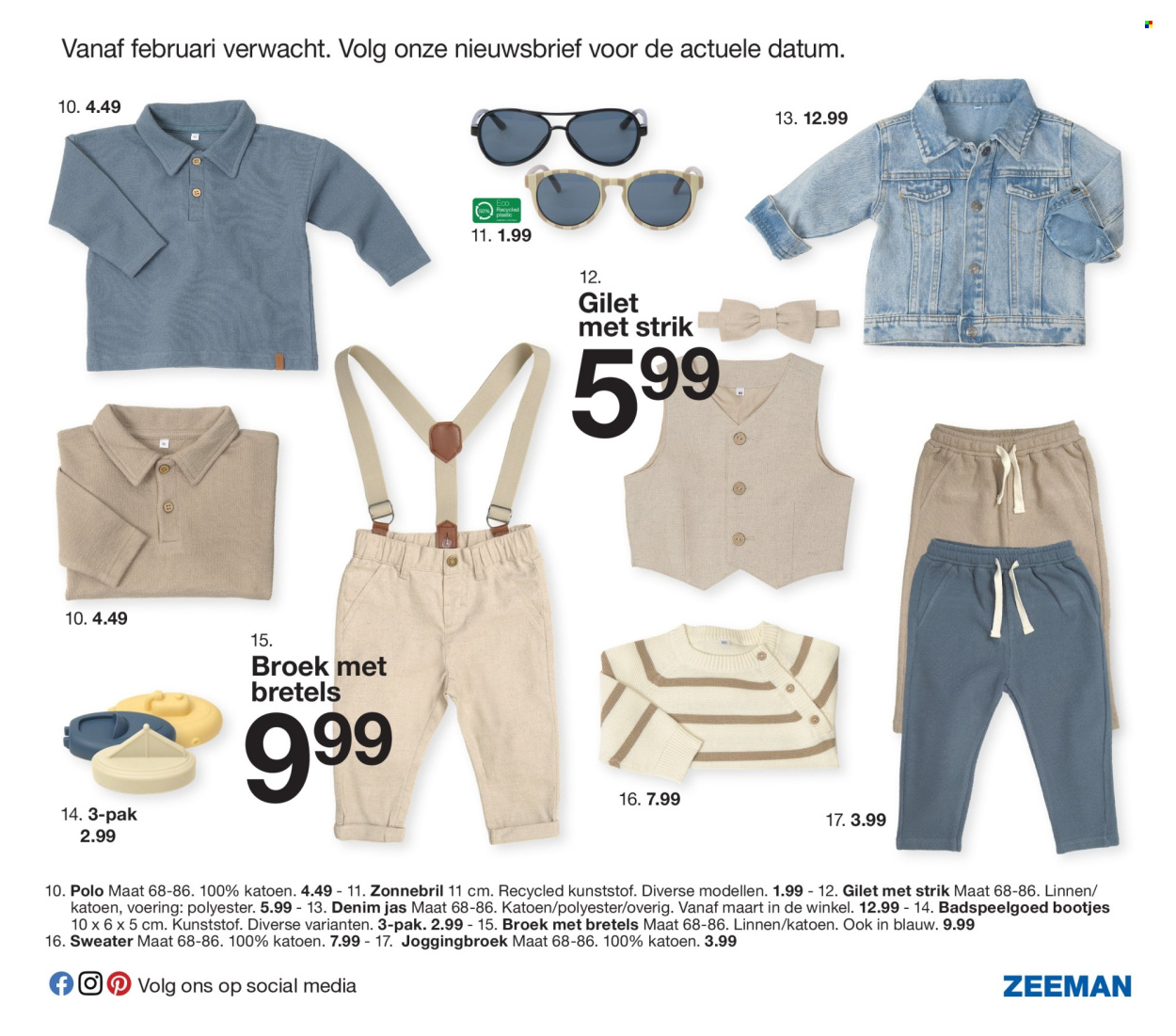 thumbnail - Catalogue Zeeman - 01/02/2024 - 31/07/2024 - Produits soldés - gilet, pull. Page 19.