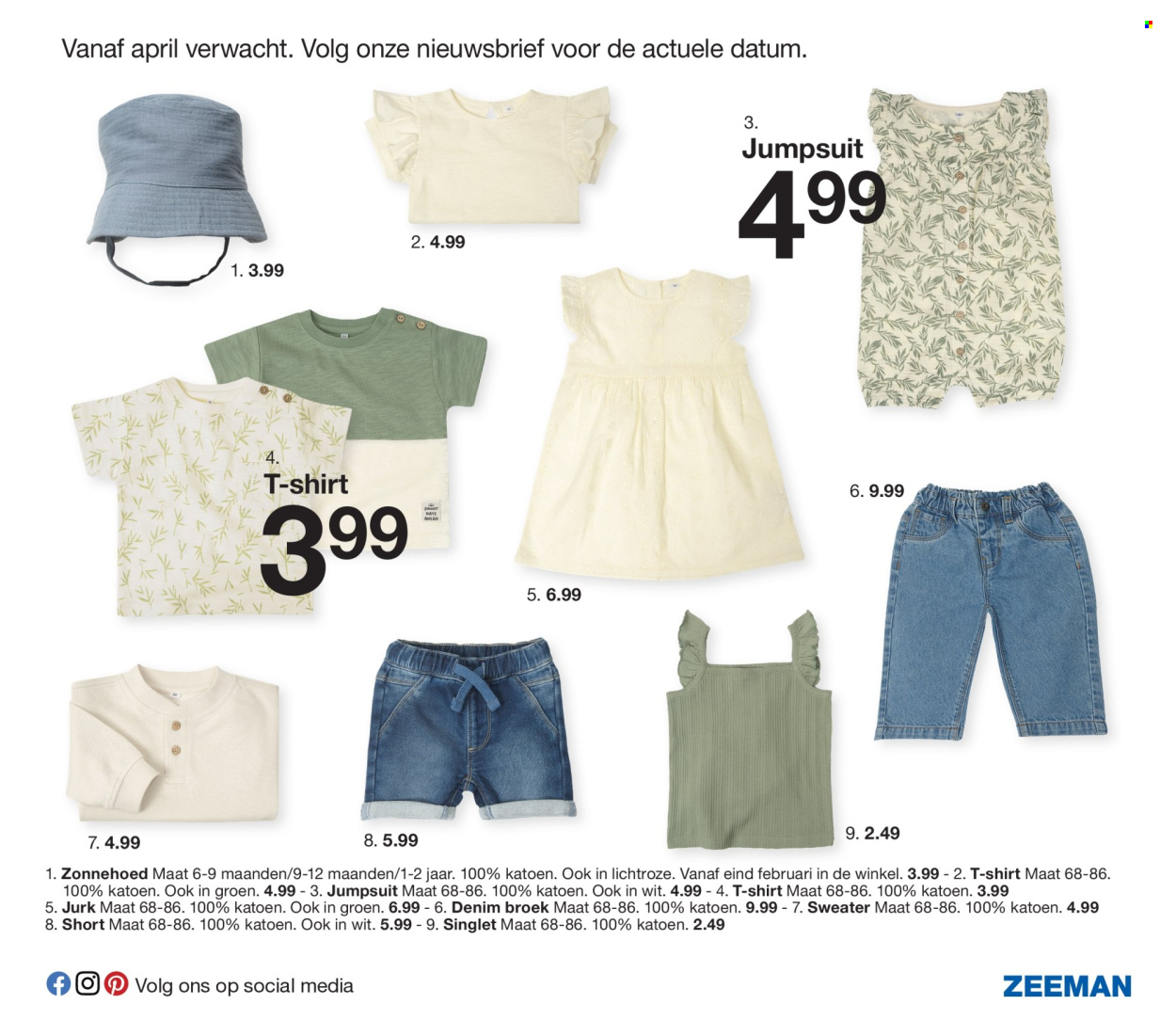 thumbnail - Catalogue Zeeman - 01/02/2024 - 31/07/2024 - Produits soldés - shorts, t-shirt, pull. Page 21.