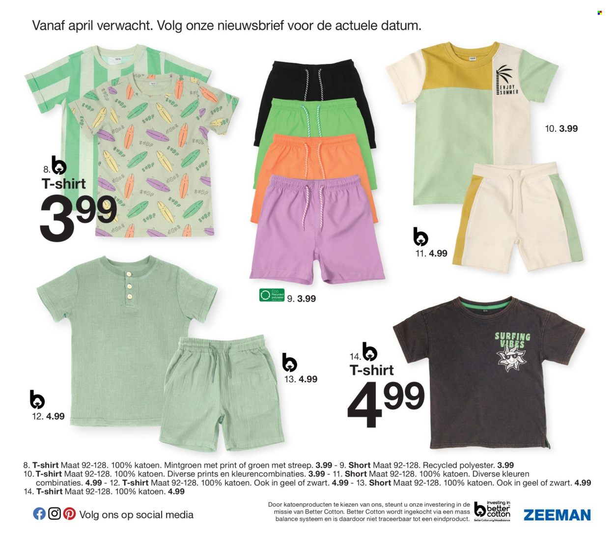 thumbnail - Catalogue Zeeman - 01/02/2024 - 31/07/2024 - Produits soldés - shorts, t-shirt. Page 35.