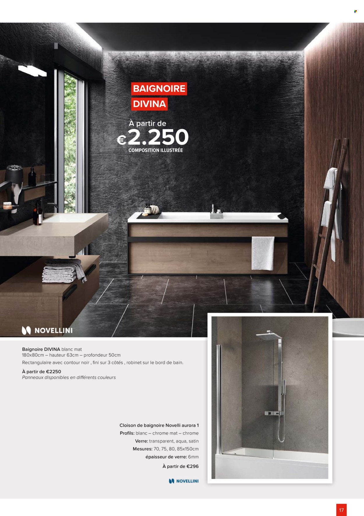 thumbnail - Catalogue Euro Shop - Produits soldés - verre, décoration maison, baignoire. Page 17.