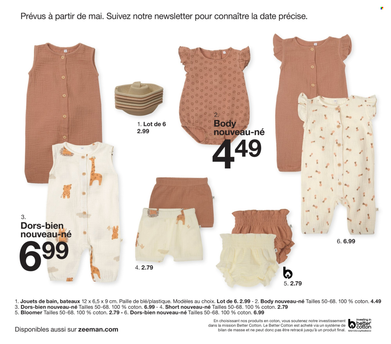 thumbnail - Catalogue Zeeman - 01/02/2024 - 31/07/2024 - Produits soldés - shorts, body. Page 12.