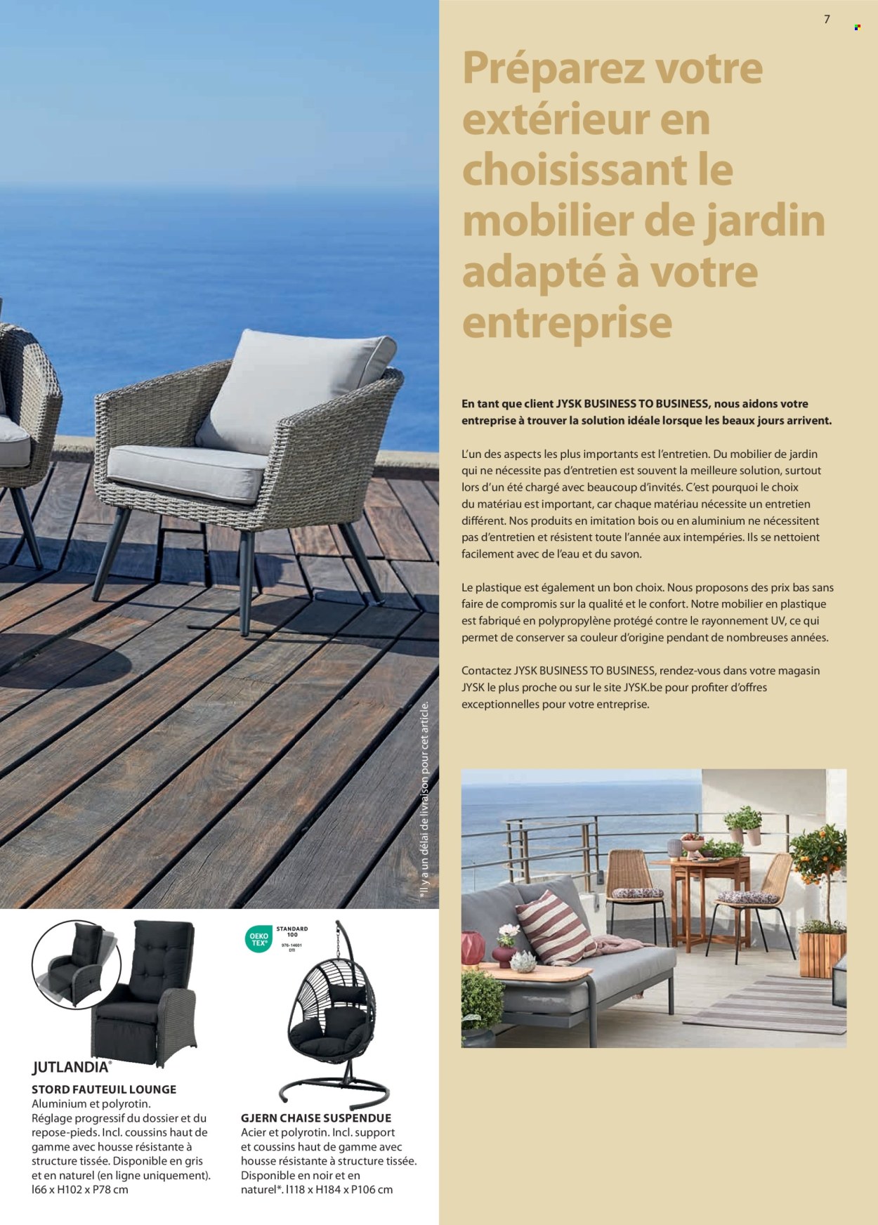 thumbnail - Catalogue JYSK - Produits soldés - fauteuil, chaise. Page 8.