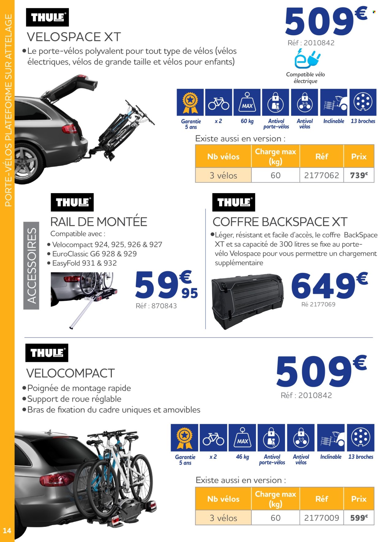 thumbnail - Catalogue Auto5 - 15/03/2024 - 04/06/2024 - Produits soldés - vélo électrique. Page 14.