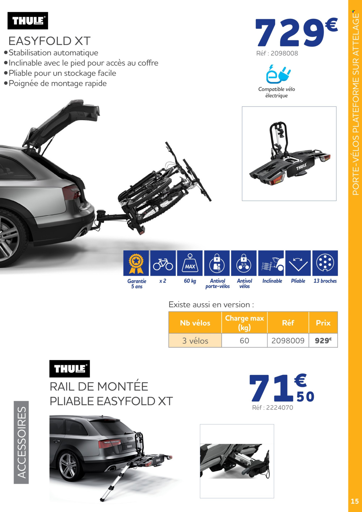 thumbnail - Catalogue Auto5 - 15/03/2024 - 04/06/2024 - Produits soldés - vélo électrique. Page 15.