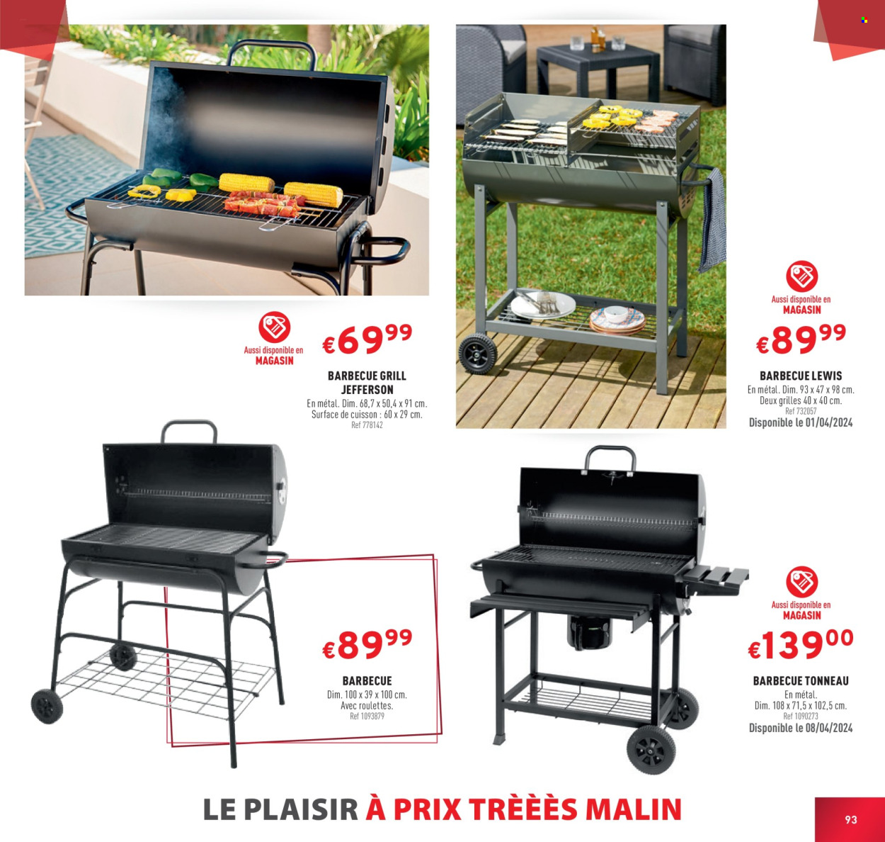 thumbnail - Catalogue Trafic - Produits soldés - barbecue, grill. Page 93.