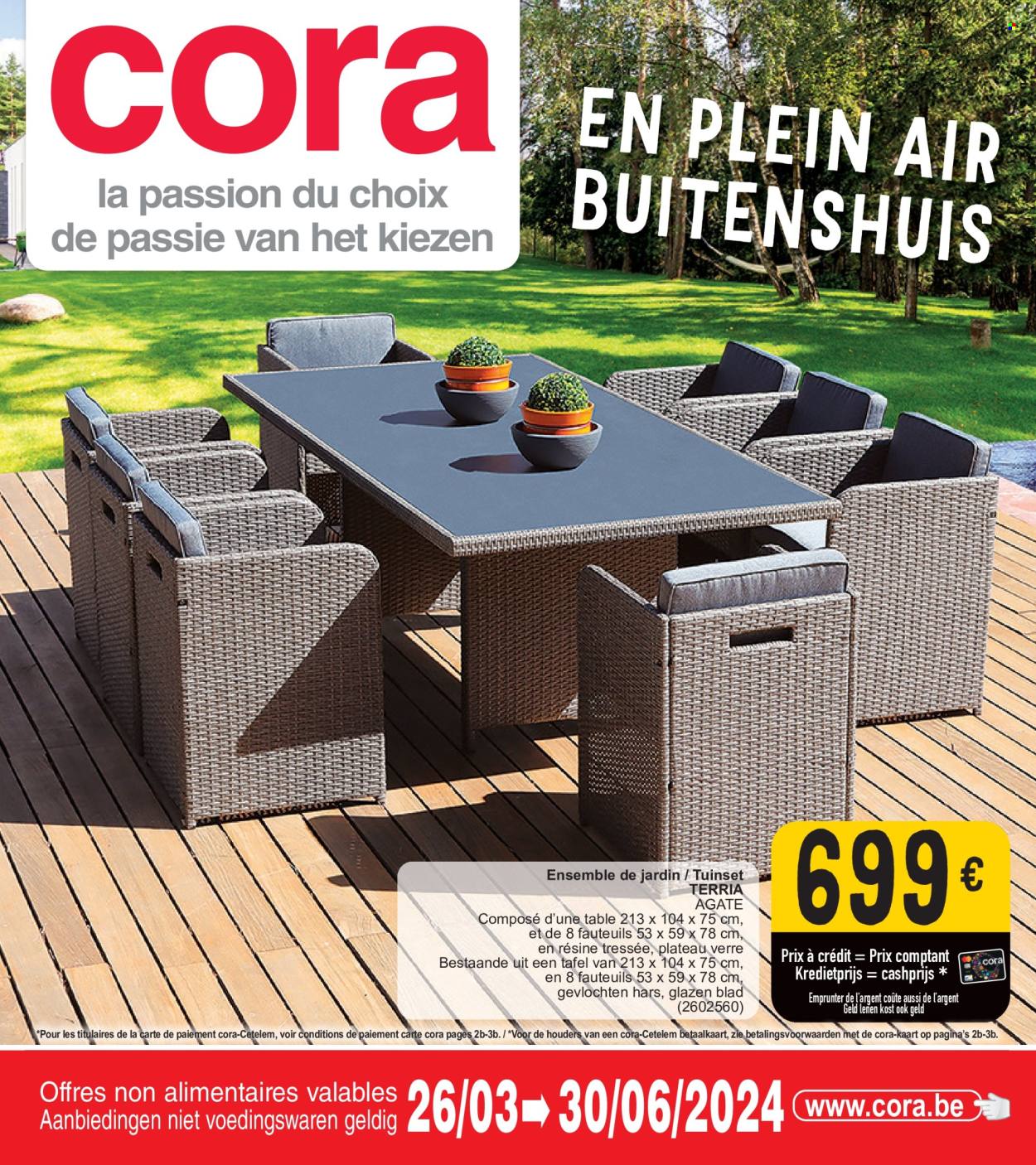 thumbnail - Catalogue Cora - 26/03/2024 - 30/06/2024 - Produits soldés - verre. Page 1.