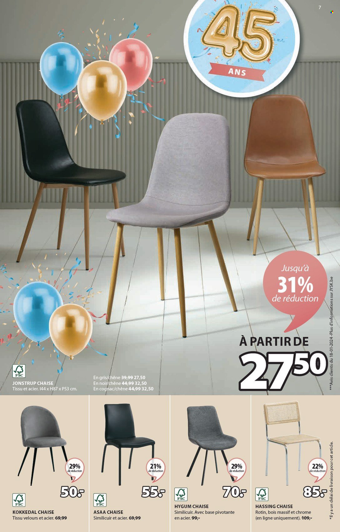 thumbnail - Catalogue JYSK - 08/04/2024 - 19/05/2024 - Produits soldés - chaise. Page 8.