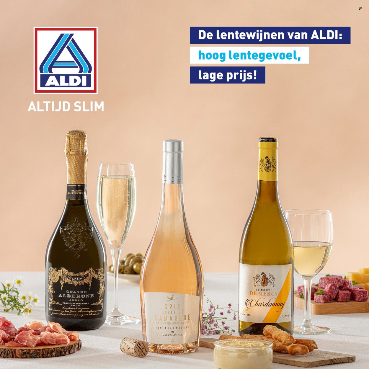 thumbnail - Catalogue ALDI - Produits soldés - fromage, vin, alcool, Prosecco. Page 1.