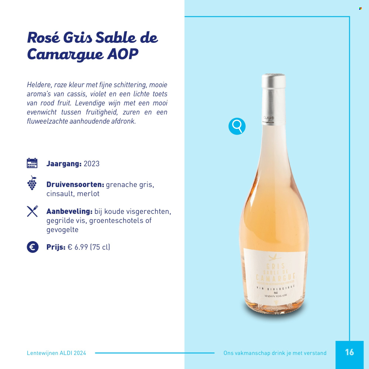 thumbnail - Catalogue ALDI - Produits soldés - vin rouge, vin. Page 16.