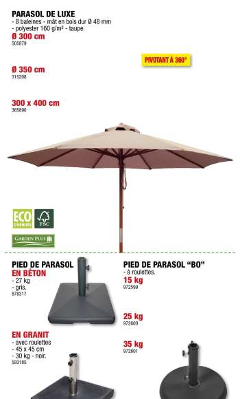 thumbnail - Pied de parasol