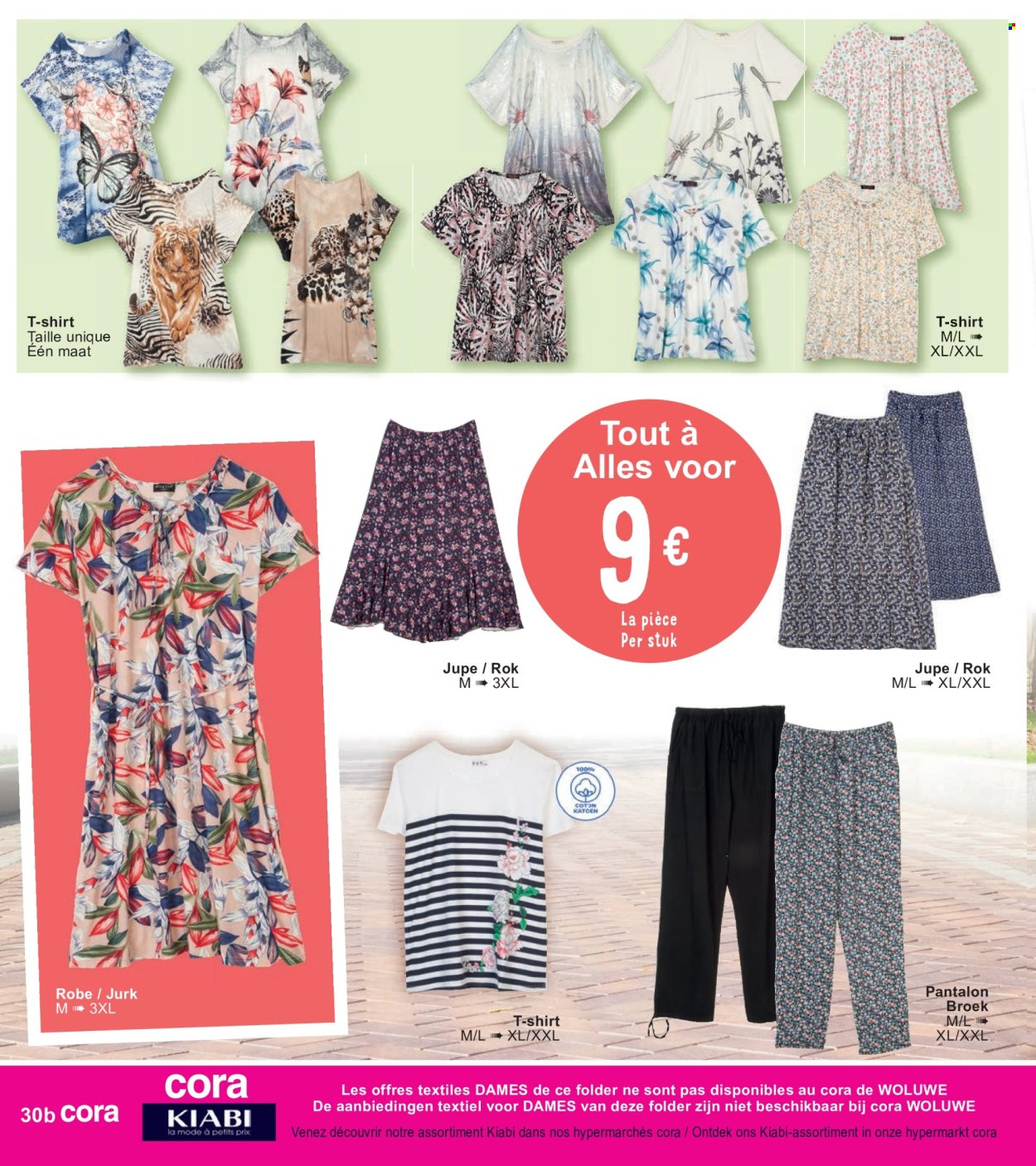 thumbnail - Catalogue Cora - 23/04/2024 - 06/05/2024 - Produits soldés - pantalon, jupe, robe, t-shirt. Page 30.