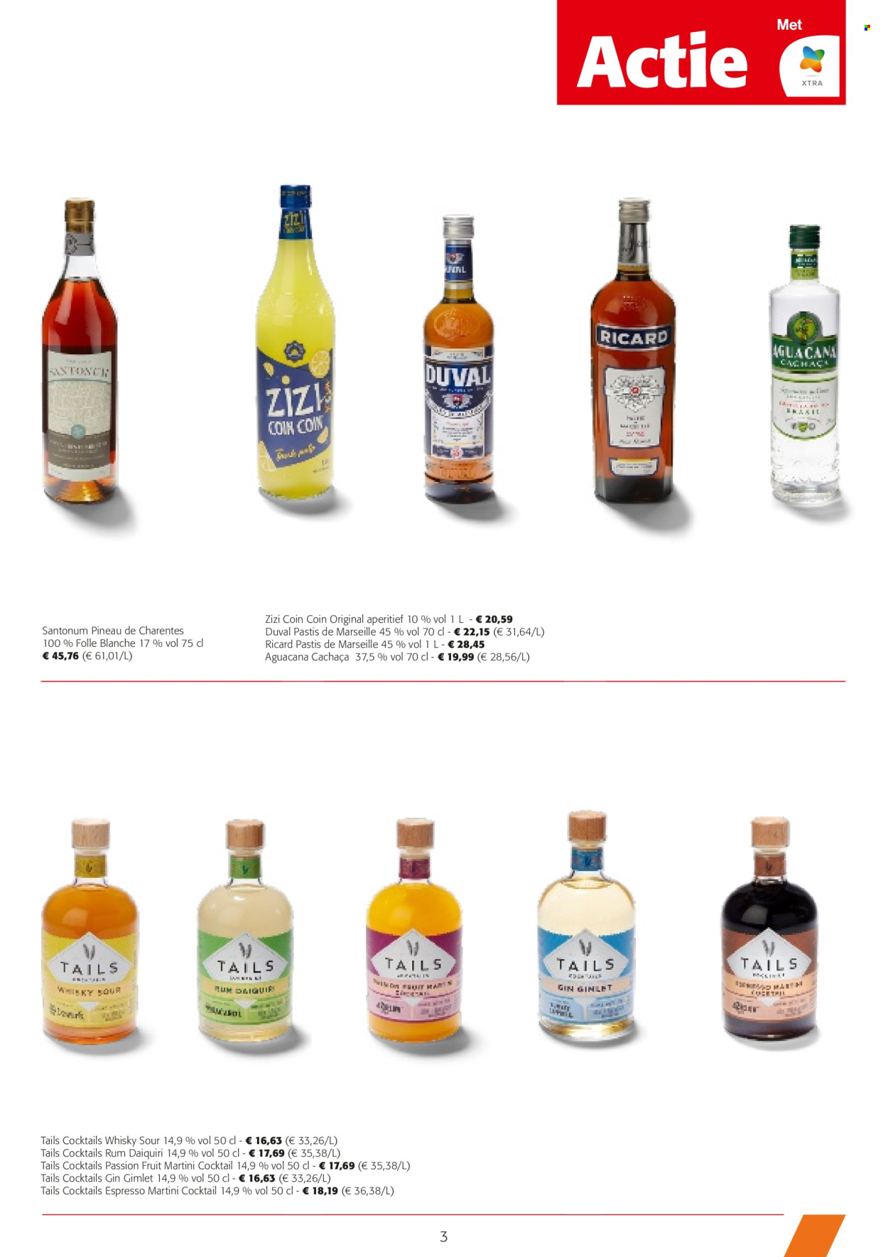 thumbnail - Catalogue Colruyt - 24/04/2024 - 07/05/2024 - Produits soldés - alcool, gin, whisky, pastis, Martini. Page 3.