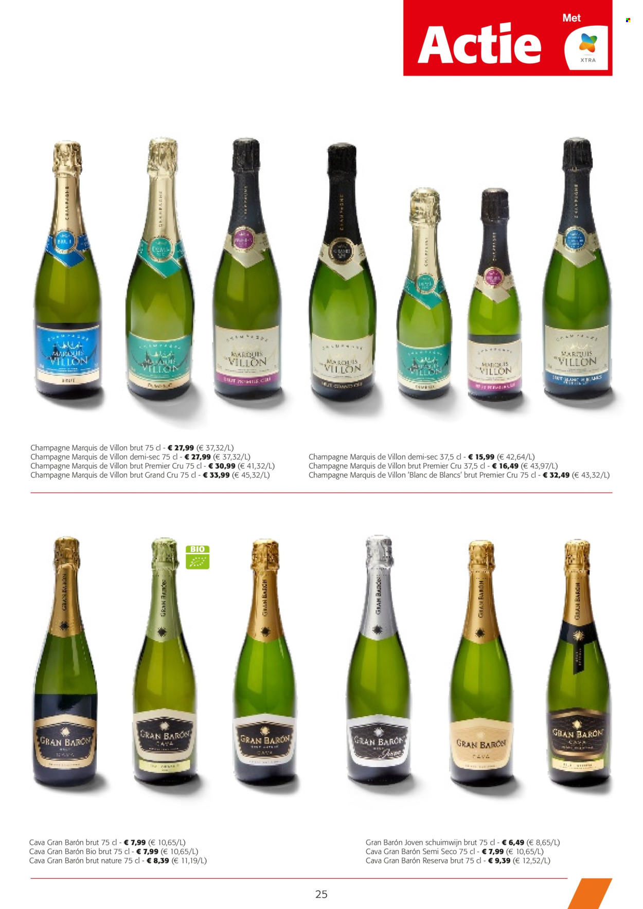 thumbnail - Catalogue Colruyt - 24/04/2024 - 07/05/2024 - Produits soldés - champagne, alcool, vin pétillant. Page 25.