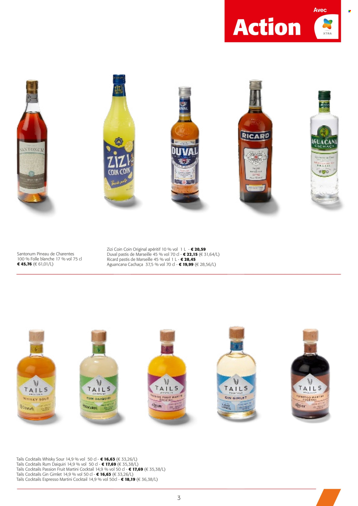 thumbnail - Catalogue Colruyt - 24/04/2024 - 07/05/2024 - Produits soldés - alcool, gin, whisky, pastis, apéritif, Martini. Page 3.