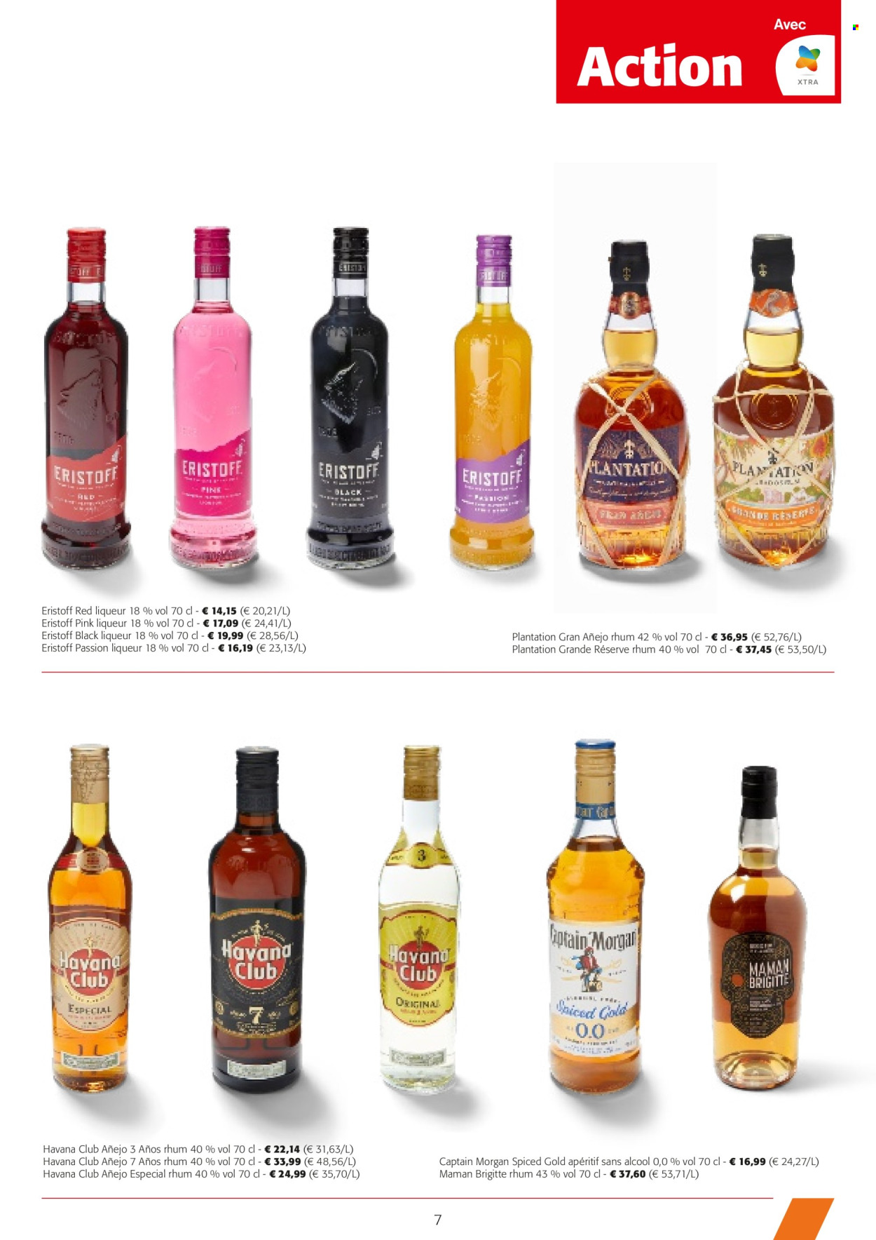 thumbnail - Catalogue Colruyt - 24/04/2024 - 07/05/2024 - Produits soldés - alcool, Captain Morgan, rhum, liqueur, apéritif. Page 7.