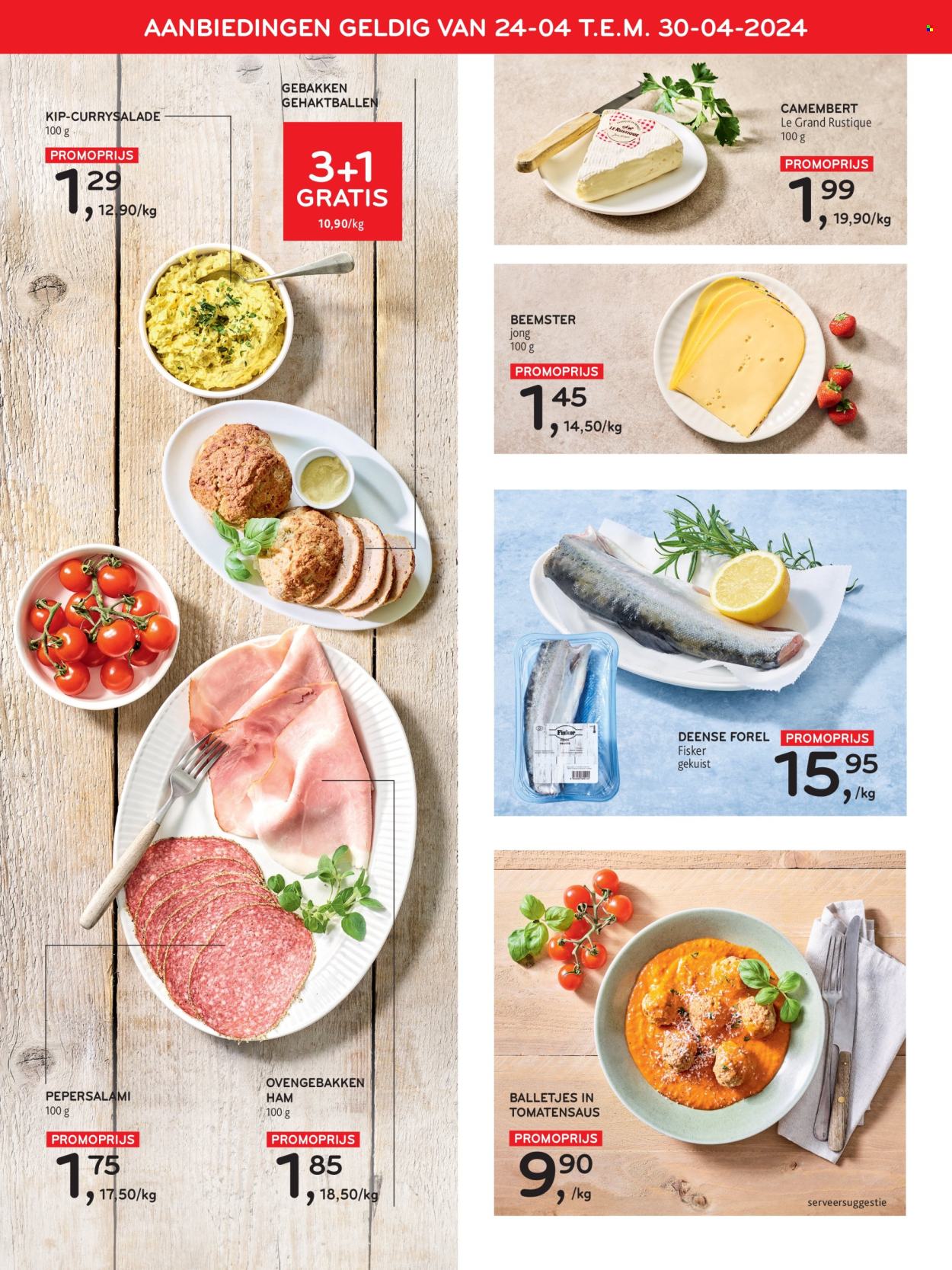 thumbnail - Catalogue Alvo - 24/04/2024 - 07/05/2024 - Produits soldés - truite, camembert, fromage. Page 2.
