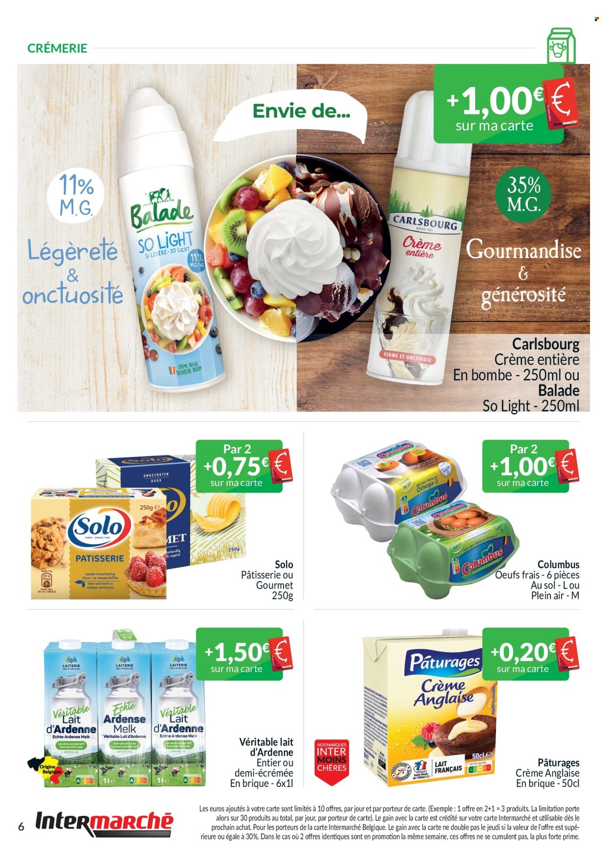 thumbnail - Catalogue Intermarché - 01/05/2024 - 31/05/2024 - Produits soldés - lait, œufs, crème entière. Page 6.