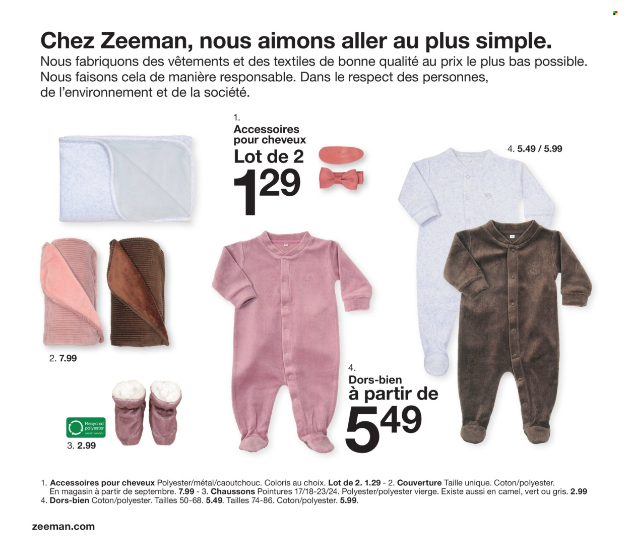 Catalogue Zeeman - 26/07/2024 - 31/12/2024. Page 1