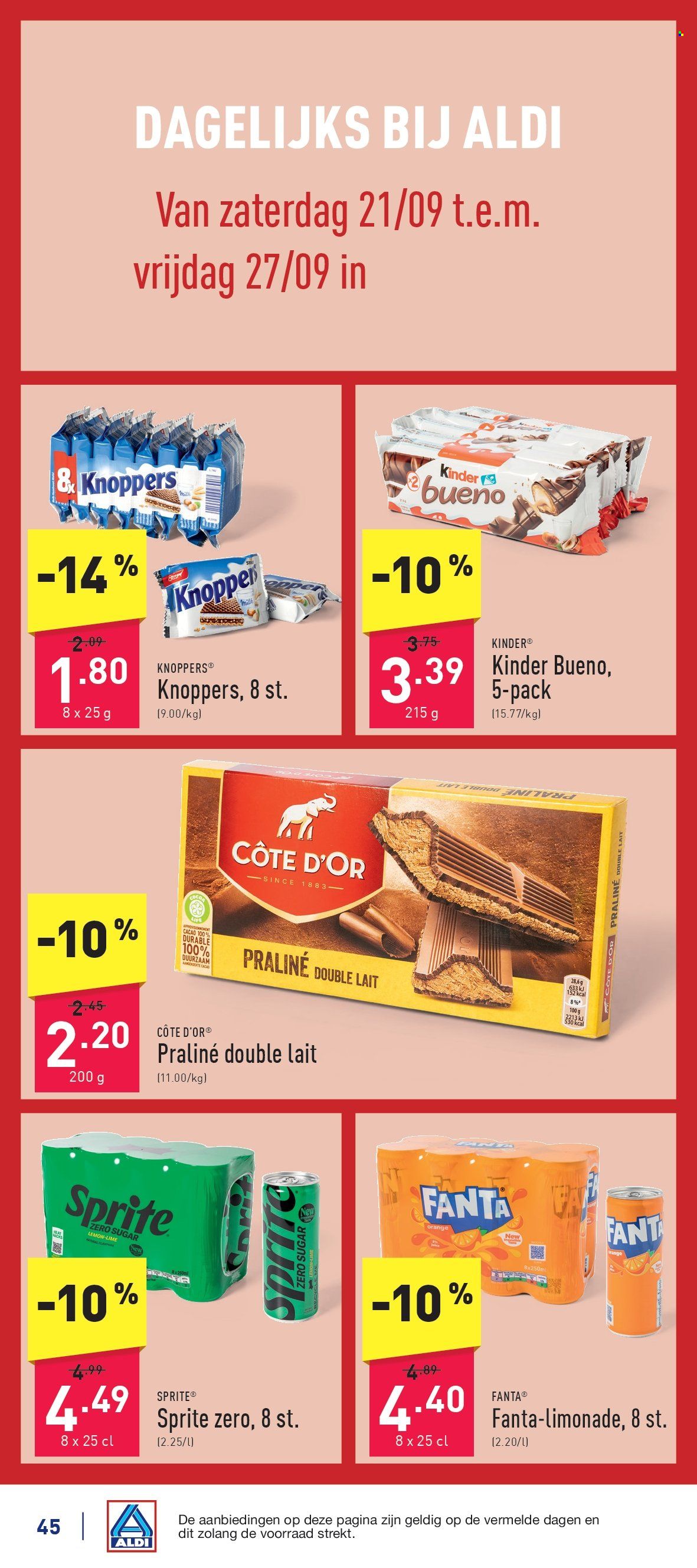 Catalogue ALDI - 16/09/2024 - 21/09/2024. Page 45