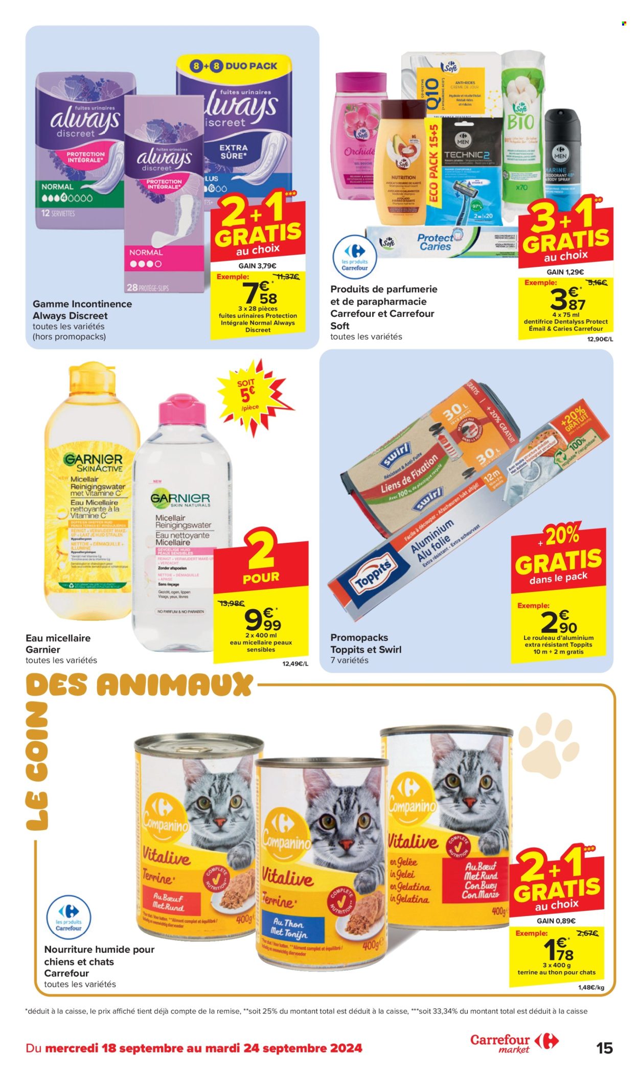 Catalogue Carrefour market - 18/09/2024 - 24/09/2024. Page 15