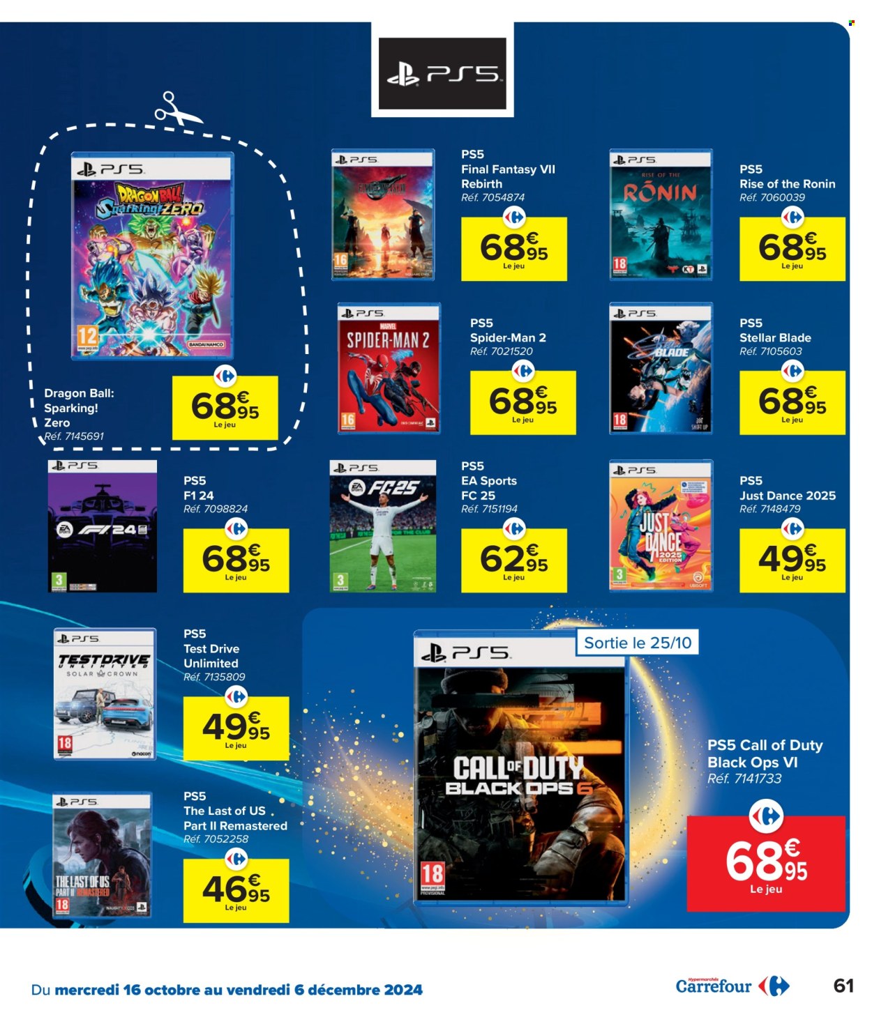 Catalogue Carrefour hypermarkt - 16/10/2024 - 06/12/2024. Page 1