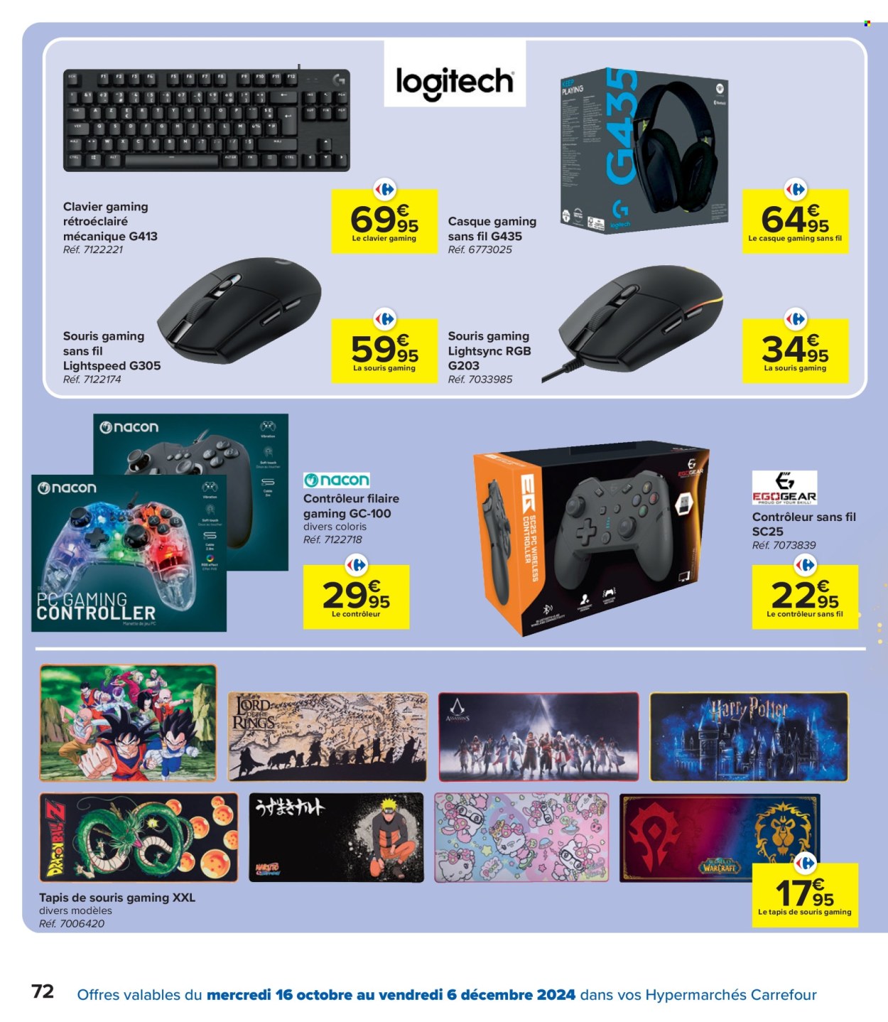 Catalogue Carrefour hypermarkt - 16/10/2024 - 06/12/2024. Page 1