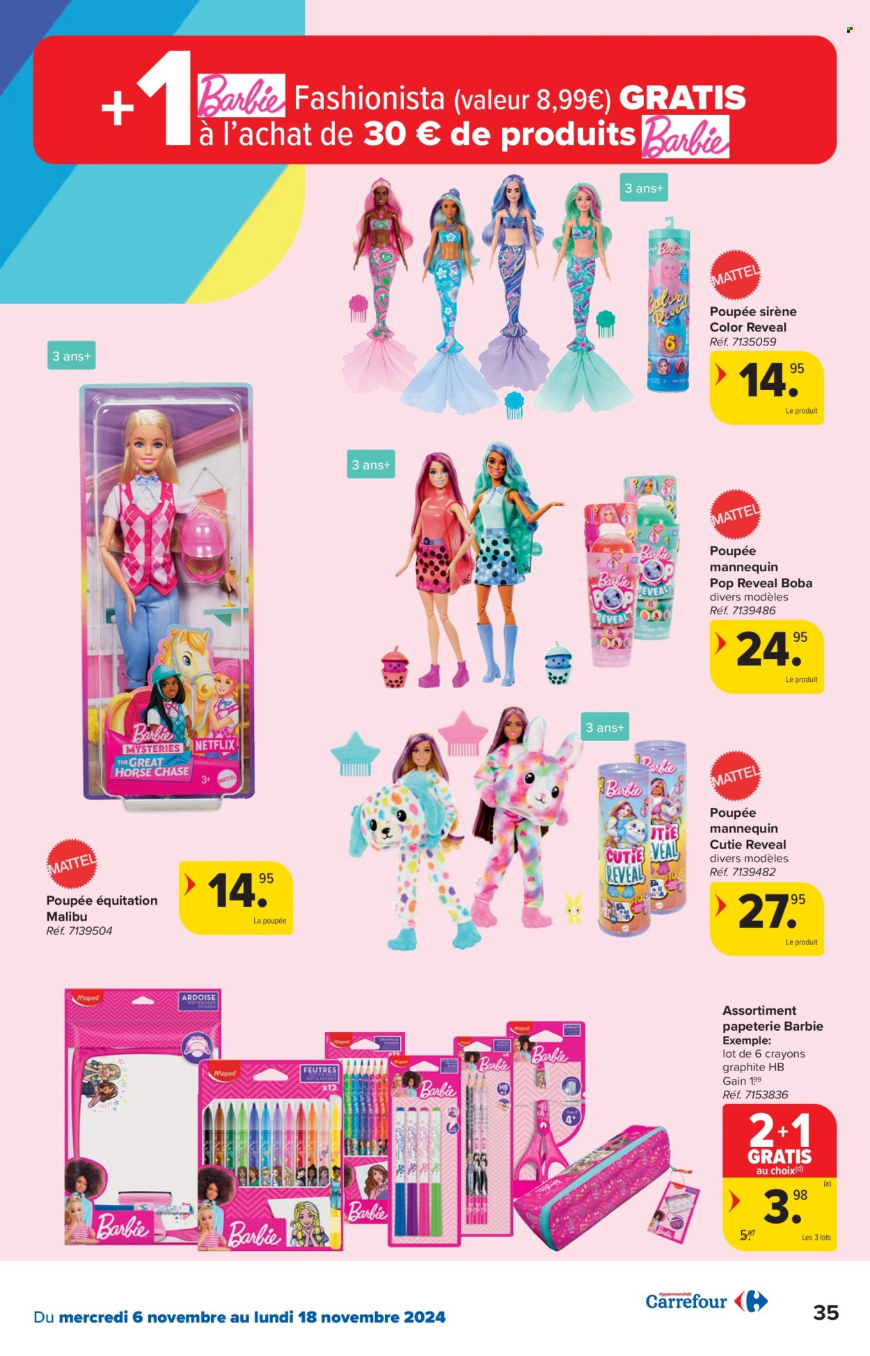 Catalogue Carrefour hypermarkt - 06/11/2024 - 18/11/2024. Page 1