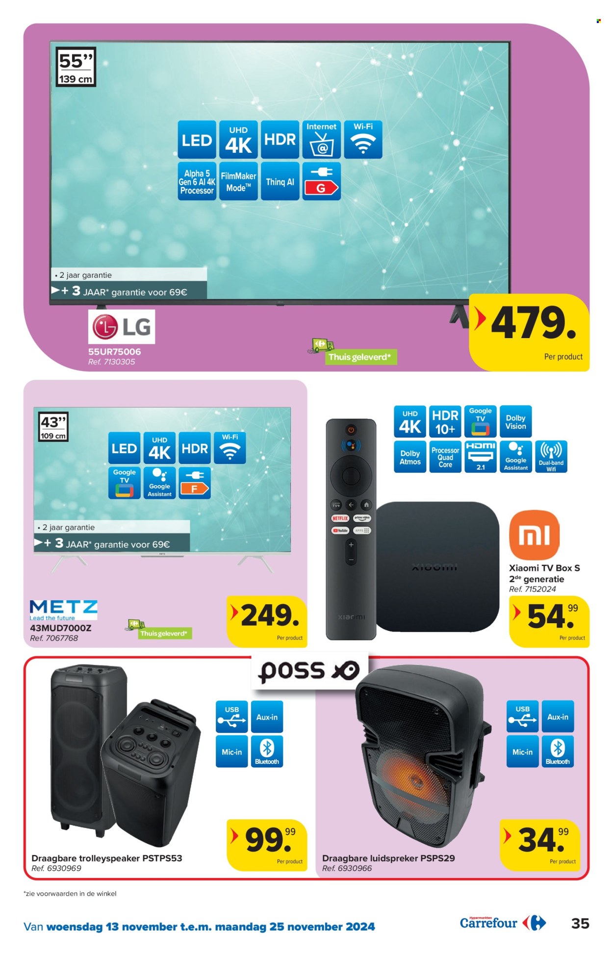 Catalogue Carrefour hypermarkt - 13/11/2024 - 25/11/2024. Page 1