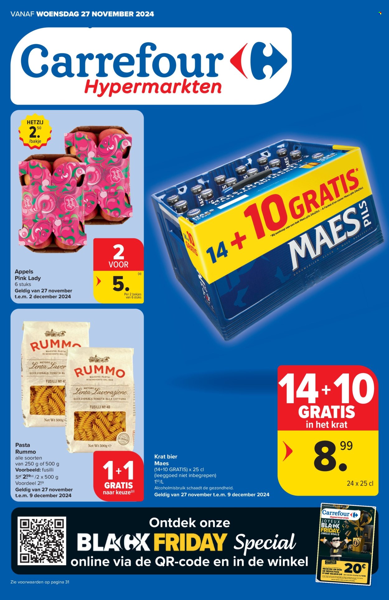 Catalogue Carrefour hypermarkt - 27/11/2024 - 09/12/2024. Page 1