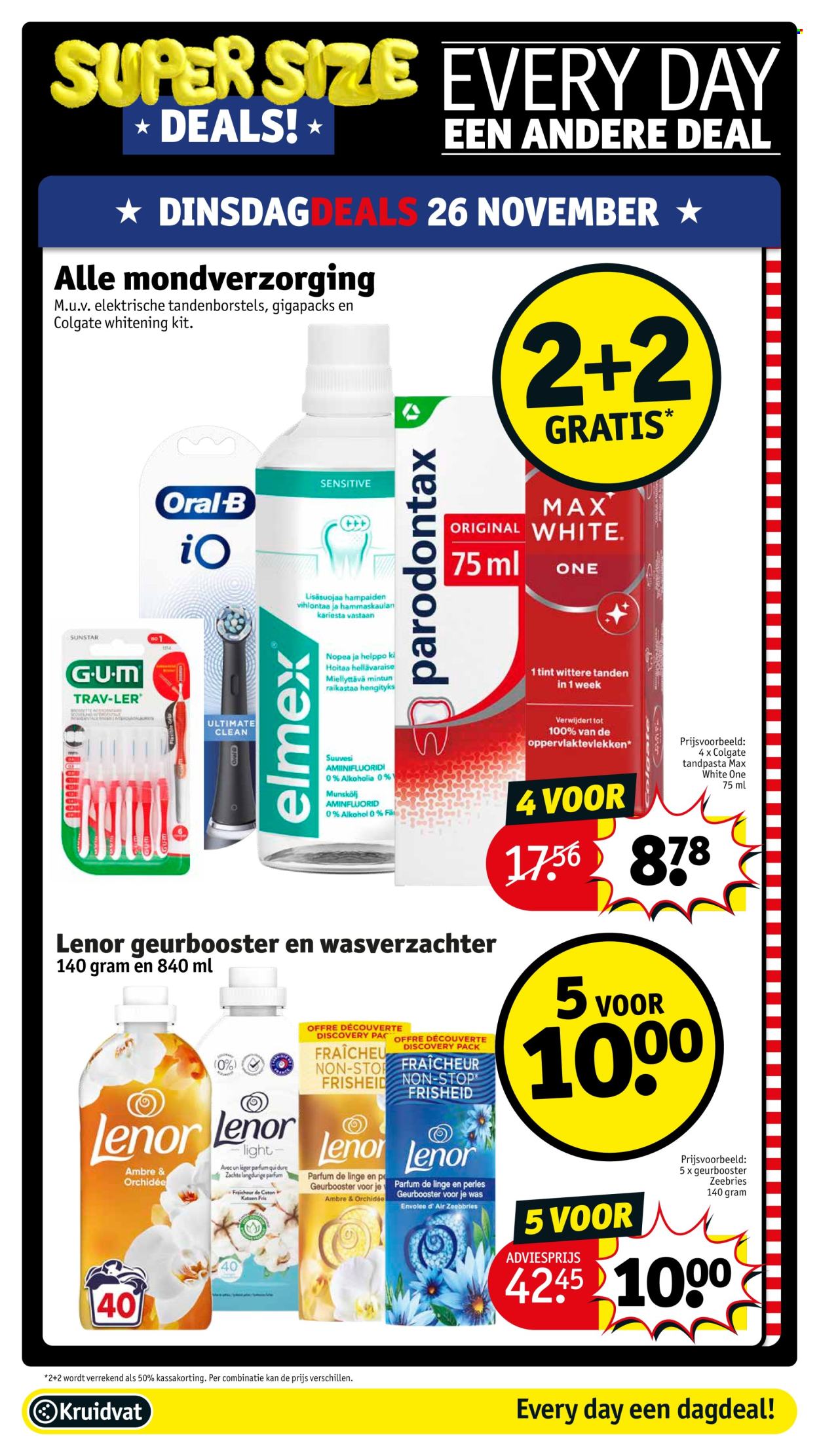 Catalogue Kruidvat - 26/11/2024 - 01/12/2024. Page 1