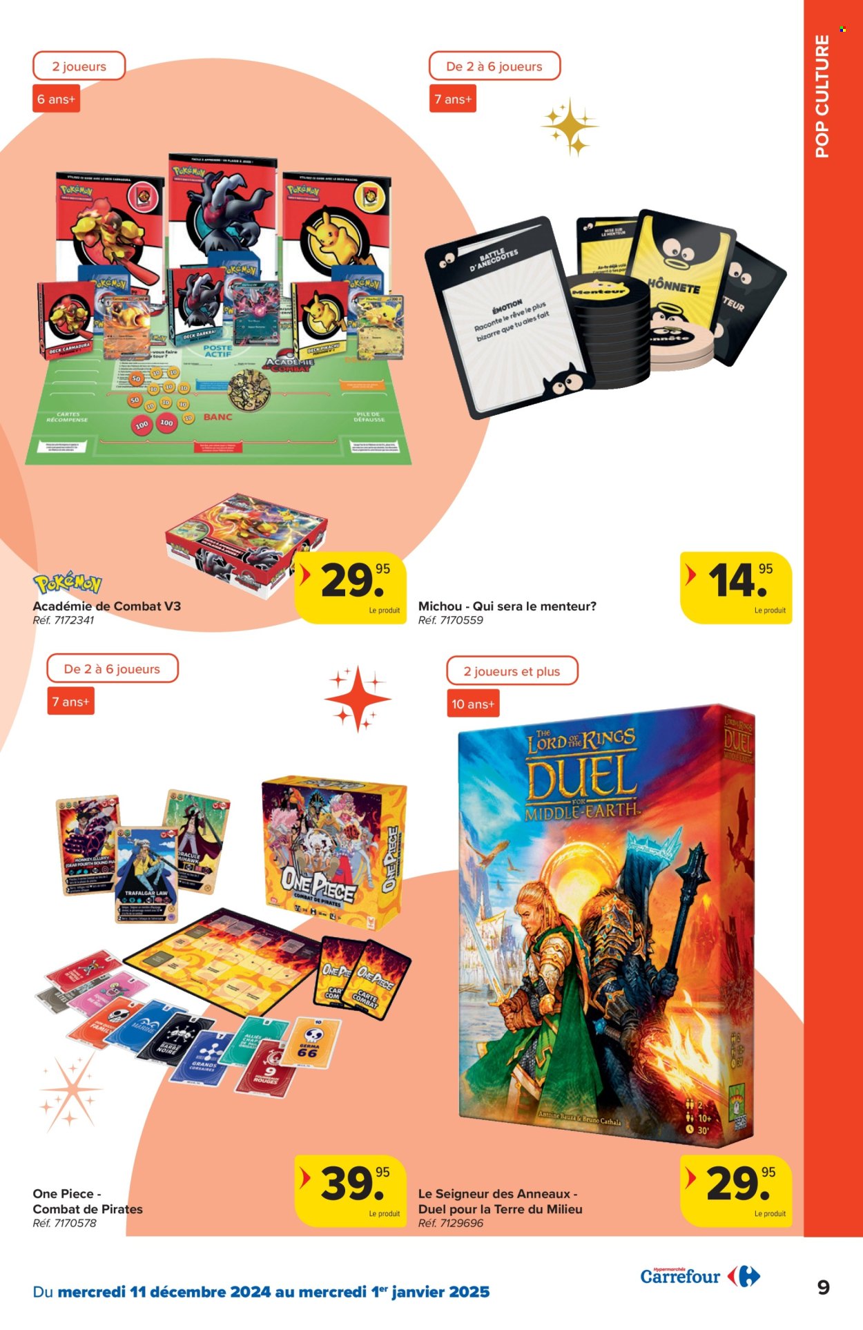 Catalogue Carrefour hypermarkt - 11/12/2024 - 01/01/2025. Page 1