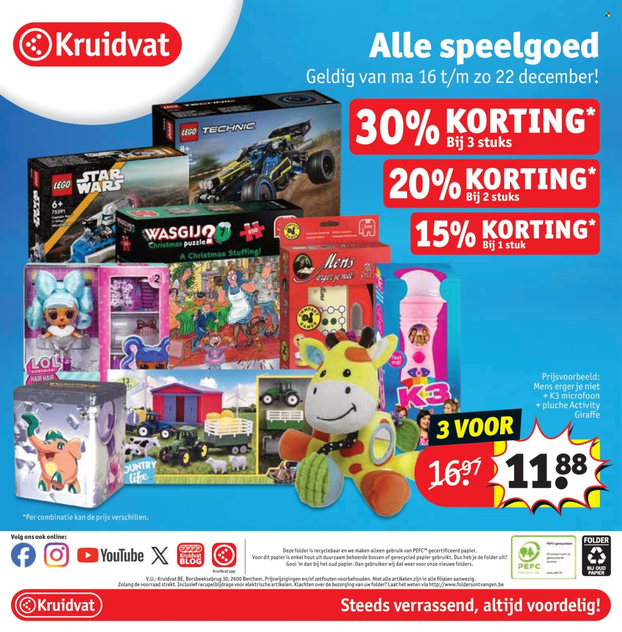 Catalogue Kruidvat - 17/12/2024 - 29/12/2024. Page 1