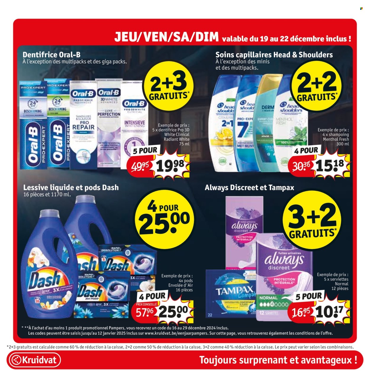 Catalogue Kruidvat - 17/12/2024 - 29/12/2024. Page 1