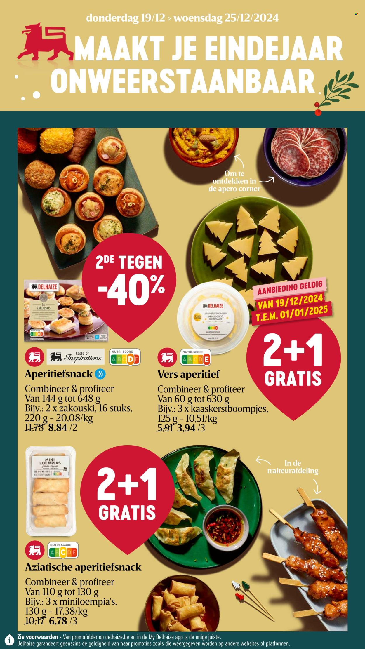 Catalogue Delhaize - 19/12/2024 - 25/12/2024. Page 1