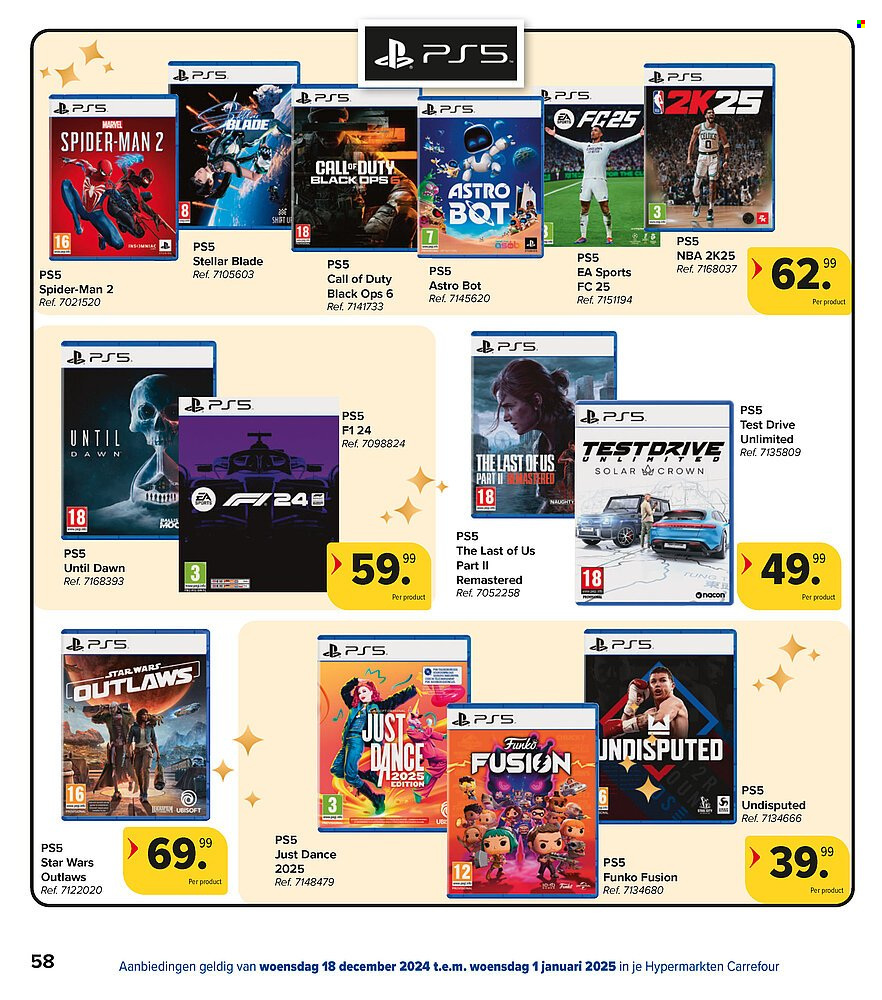 Catalogue Carrefour hypermarkt - 18/12/2024 - 01/01/2025. Page 1