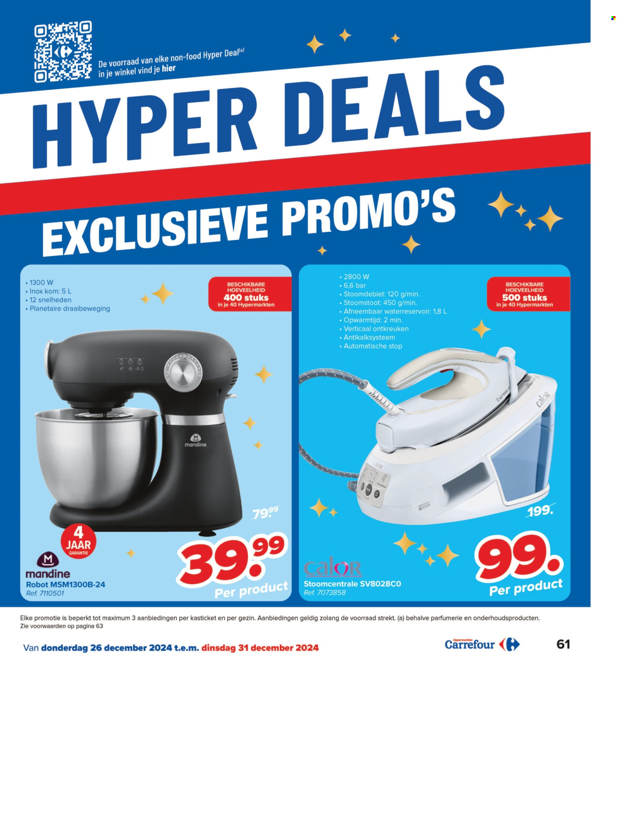 Catalogue Carrefour hypermarkt - 26/12/2024 - 01/01/2025. Page 1