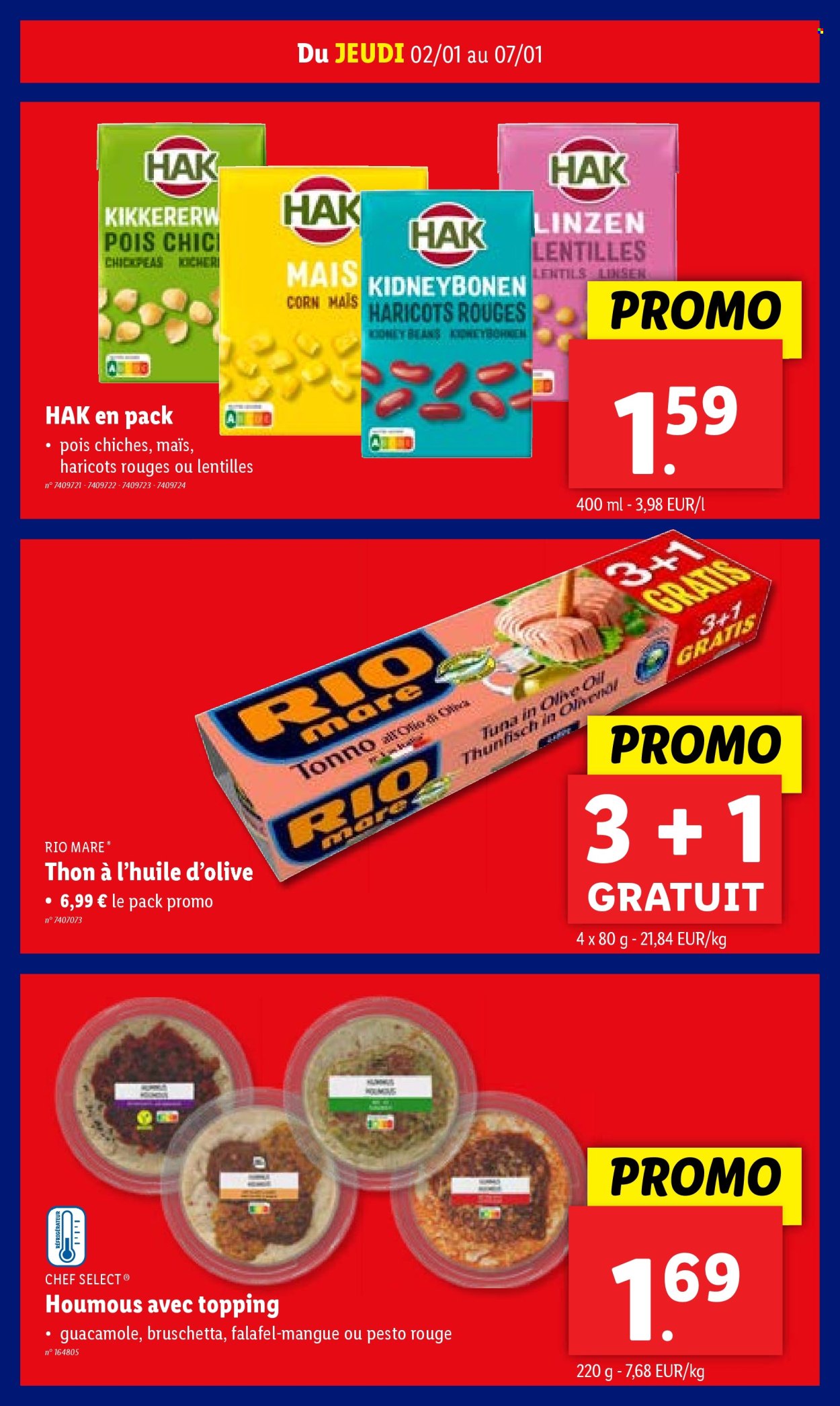 Catalogue Lidl - 02/01/2025 - 07/01/2025. Page 1