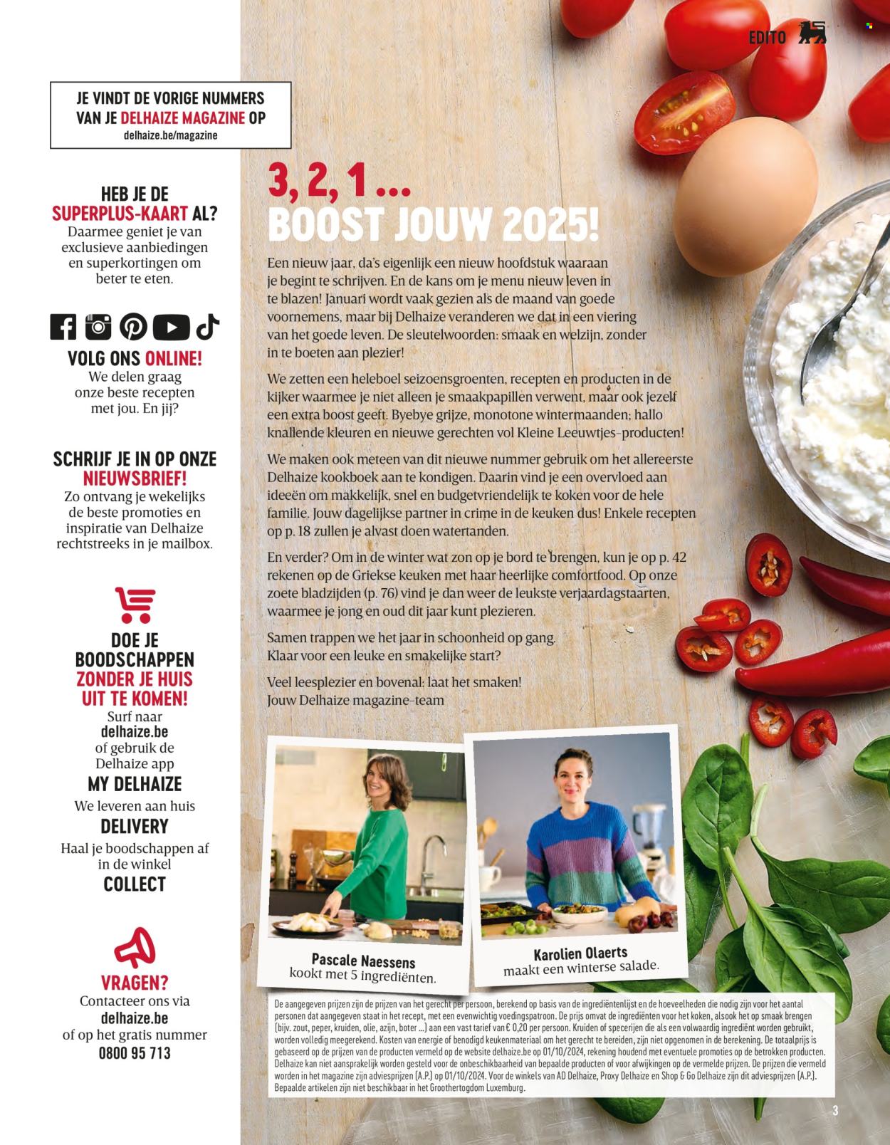 Catalogue Delhaize. Page 1