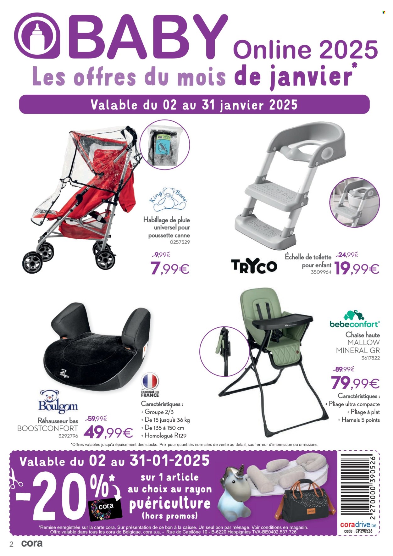 Catalogue Cora - 04/01/2025 - 31/01/2025. Page 1