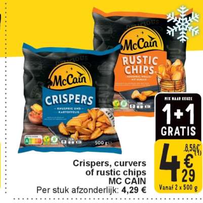 Crispers, Curvers of Rustic Chips