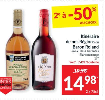 Itinéraire de nos Régions ou Baron Roland Pineau des Charentes