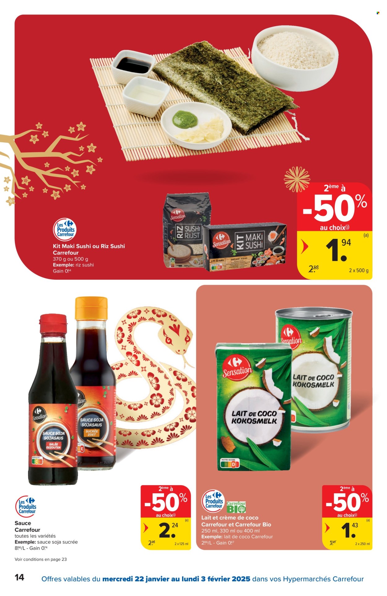 Catalogue Carrefour hypermarkt - 22/01/2025 - 03/02/2025. Page 1