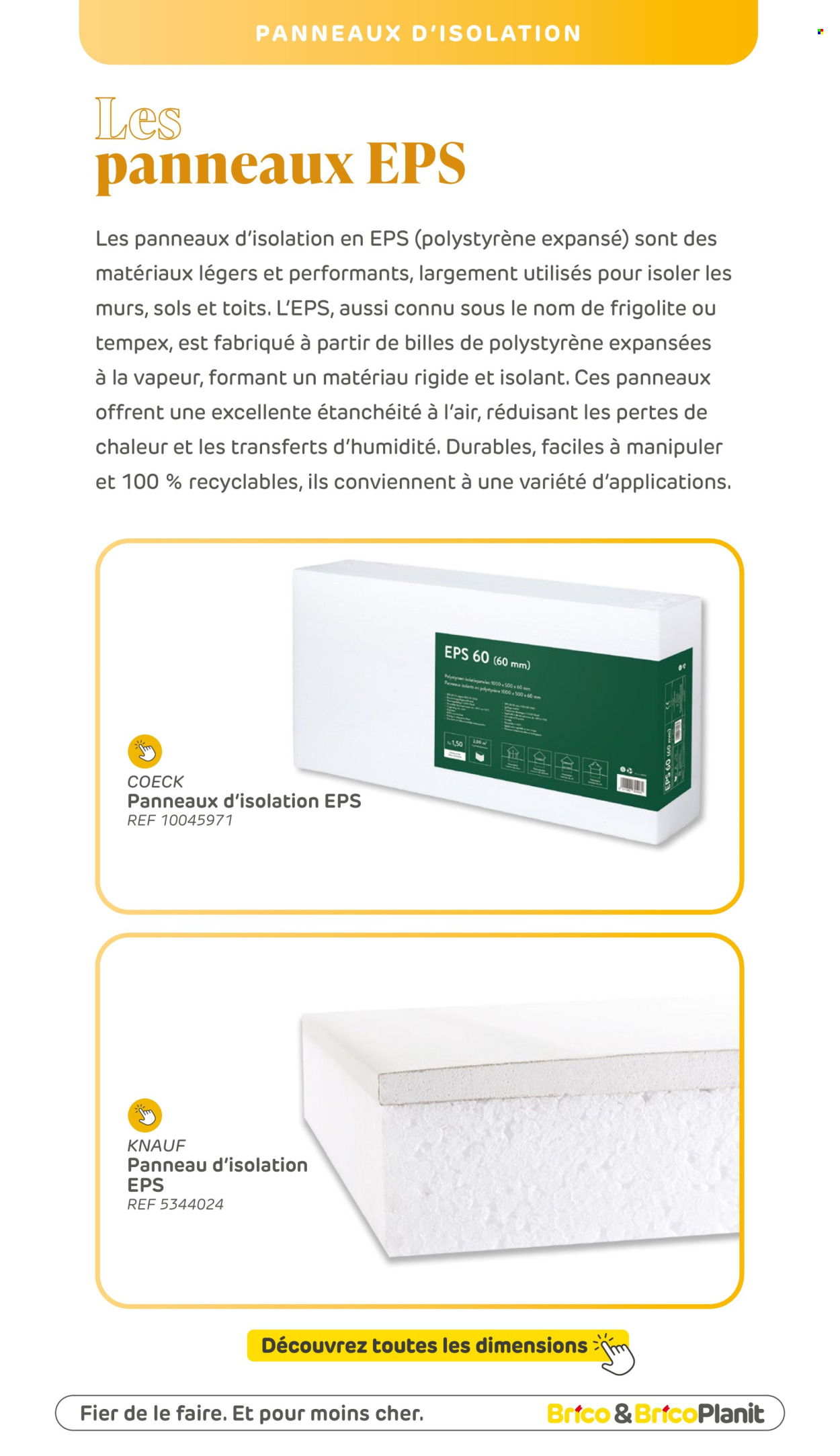 Catalogue Brico. Page 1