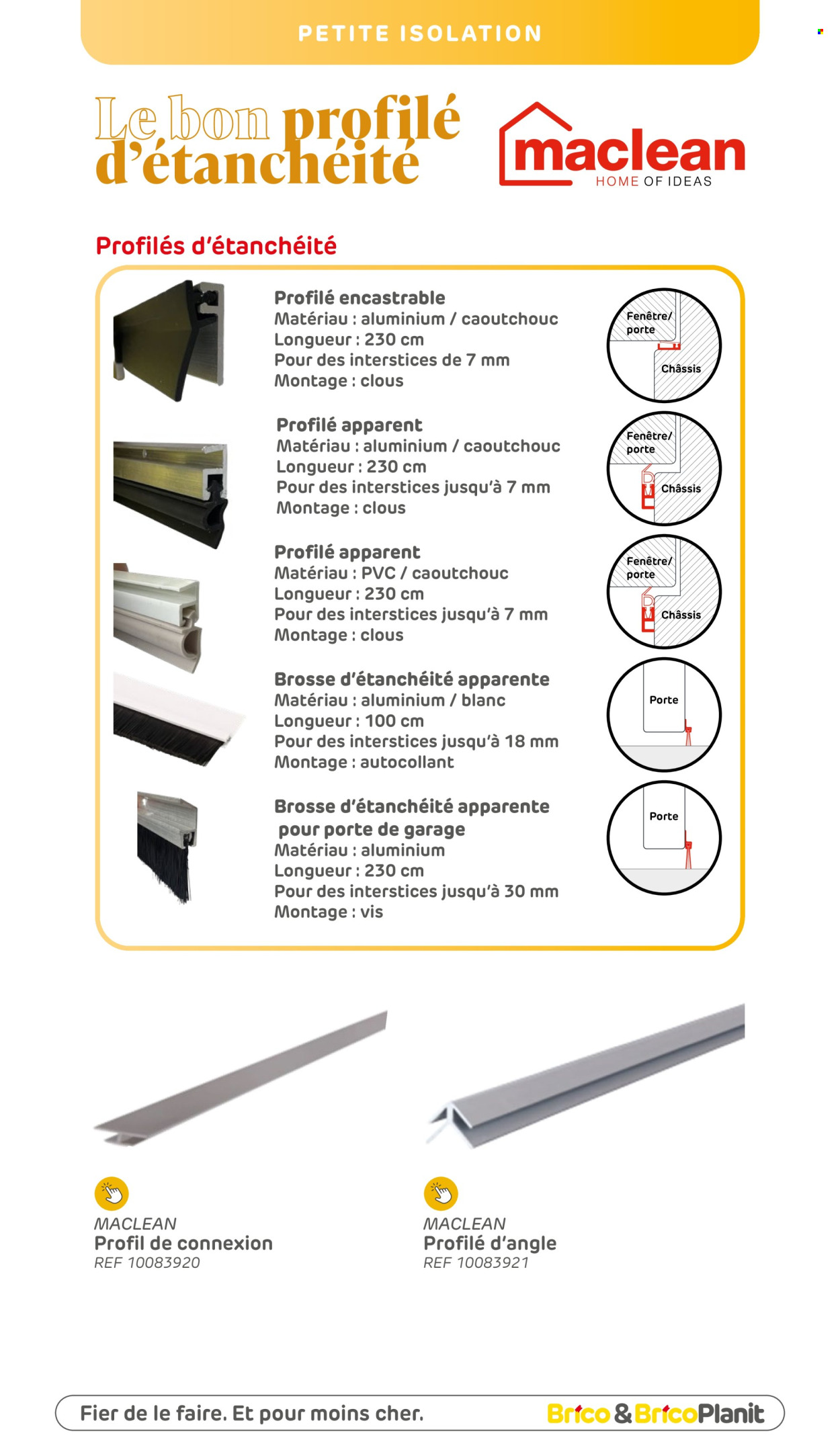 Catalogue Brico. Page 1