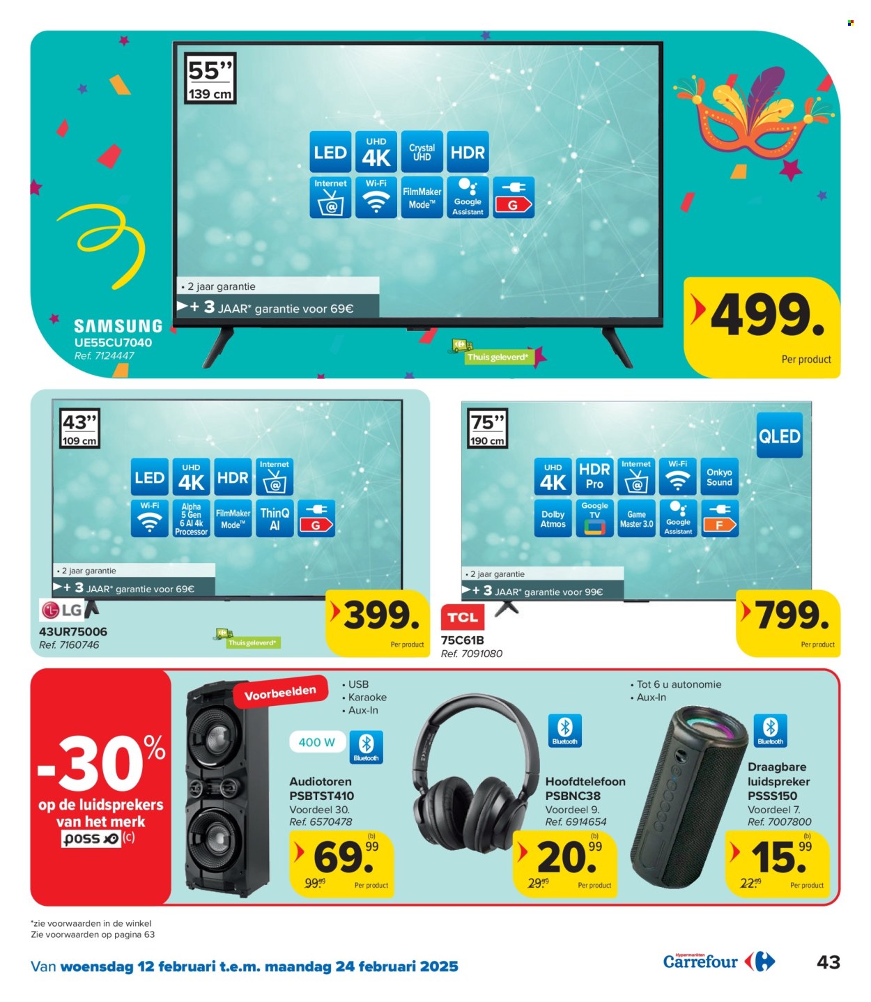 Catalogue Carrefour hypermarkt - 12/02/2025 - 24/02/2025. Page 1