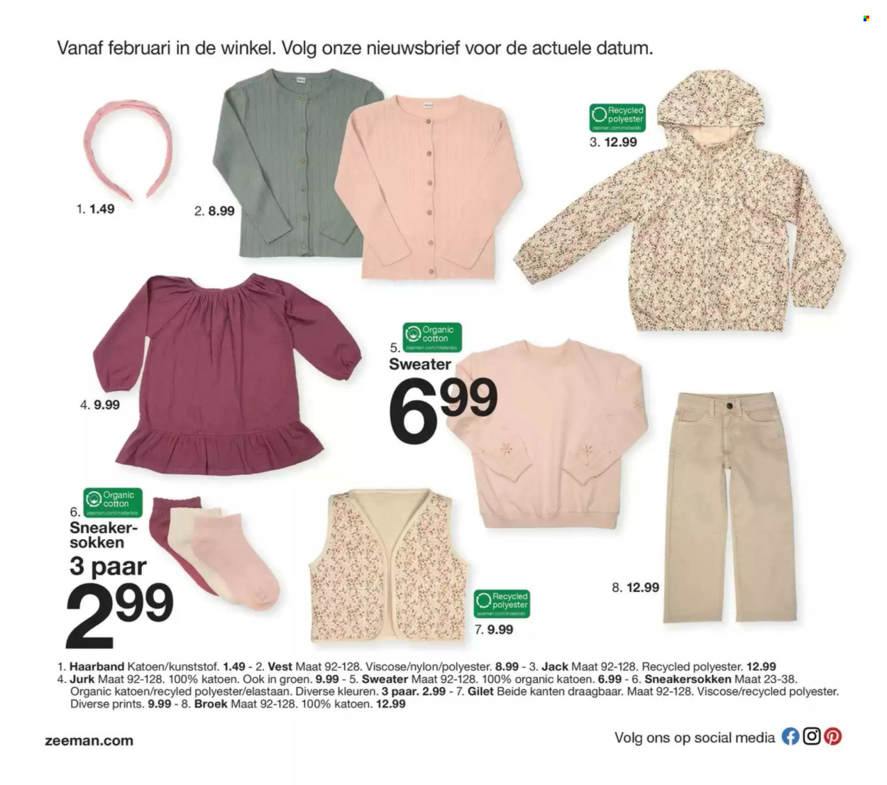 Catalogue Zeeman - 07/02/2025 - 31/07/2025. Page 1