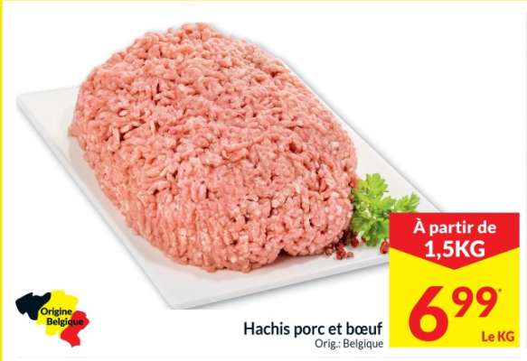 Hachis porc et bœuf